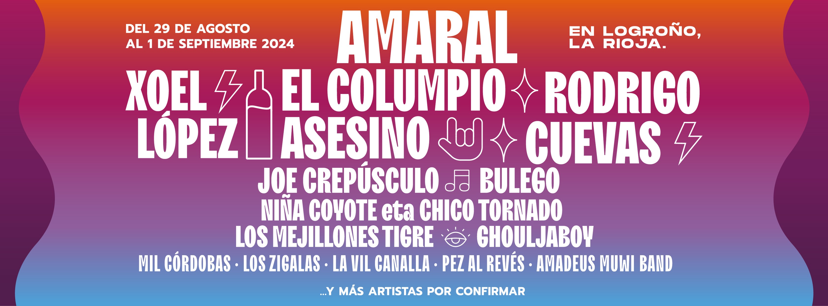 Fotografía promocional de MUWI La Rioja Music Fest 2024