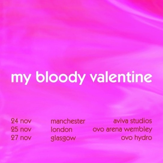 Promofoto von Concierto de My Bloody Valentine en Londres.