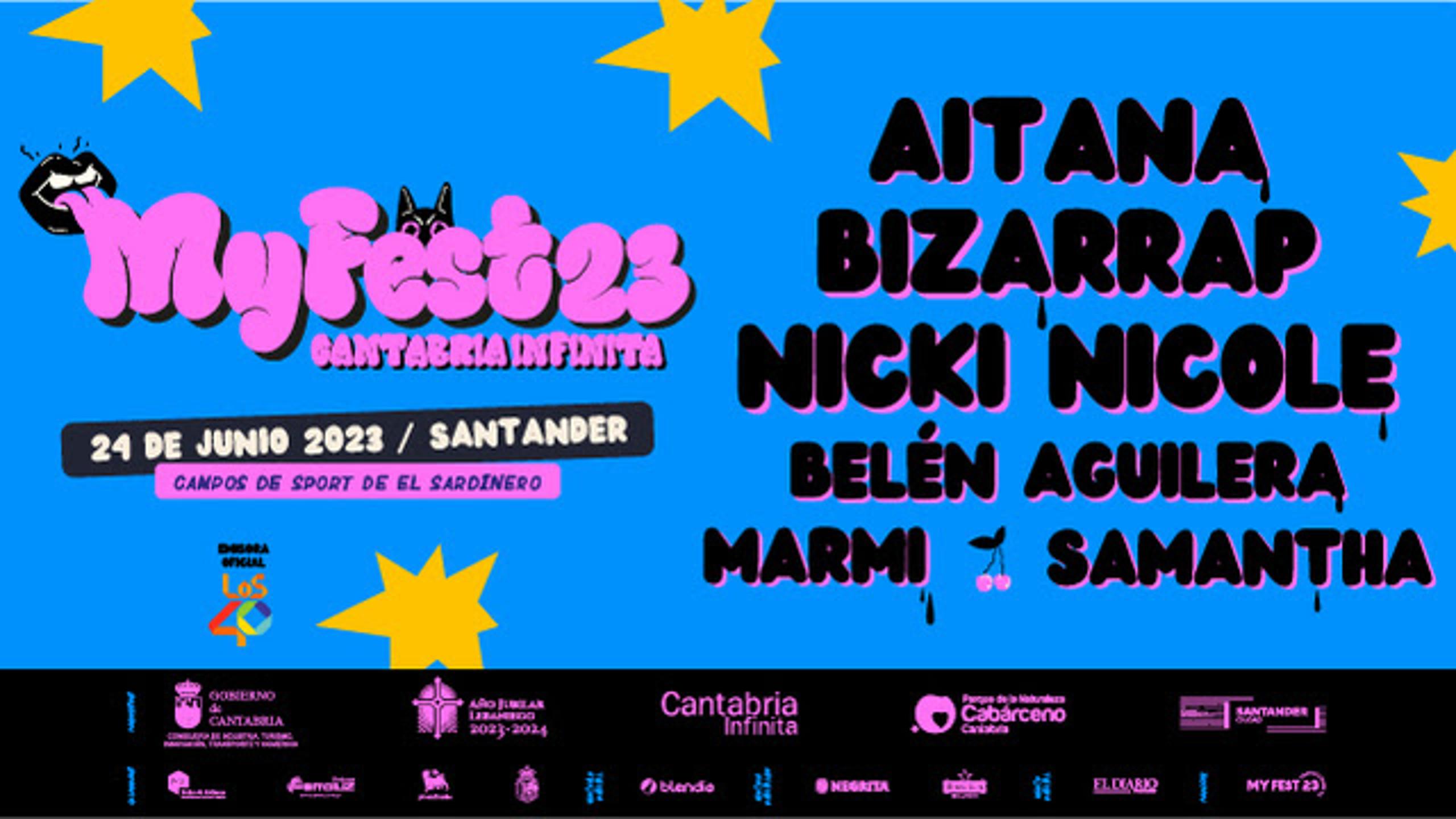 My Fest Cantabria Infinita 2023. Entradas, cartel, grupos de My Fest  Cantabria Infinita 2023 | Wegow España