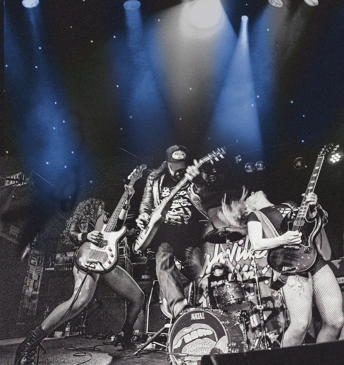 Fotografía promocional de Nashville Pussy en León