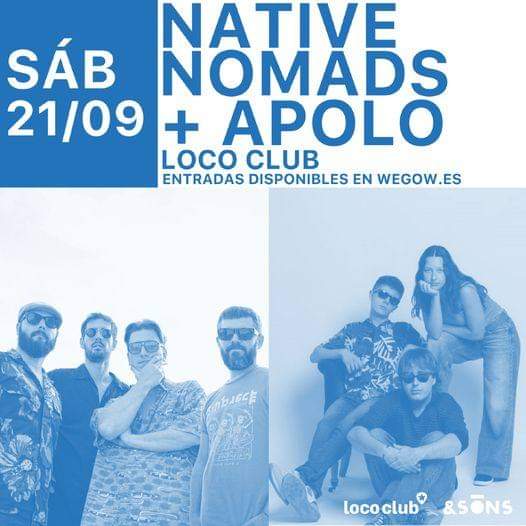 Fotografía promocional de Native Nomads + Apolo en Valencia