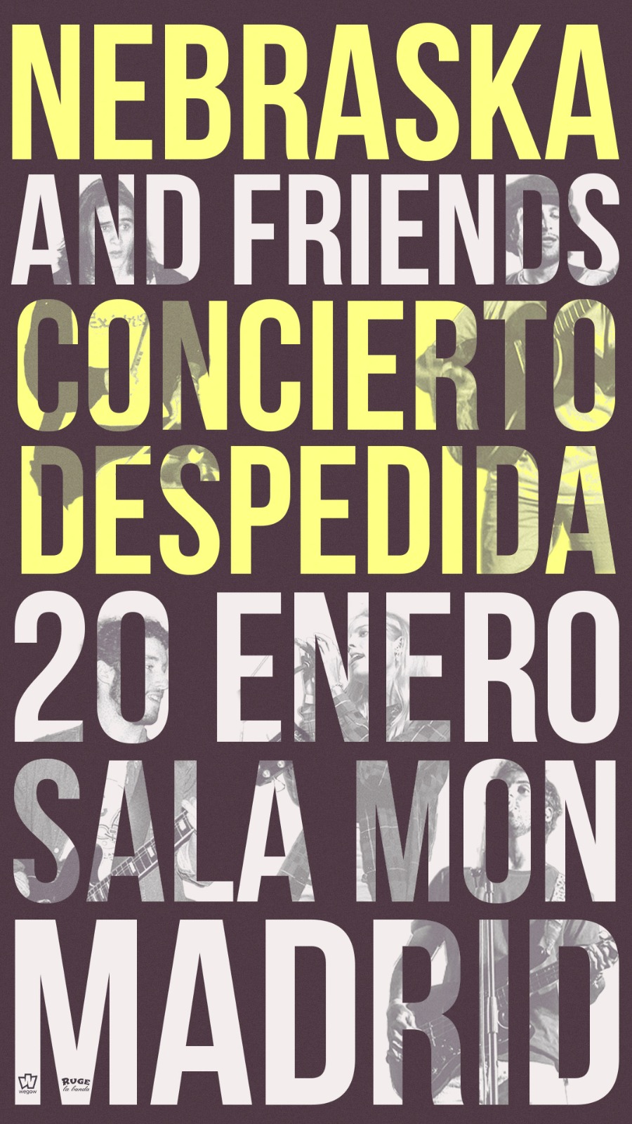 Fotografía promocional de Nebraska and friends - Madrid - 20 enero - Concierto de despedida