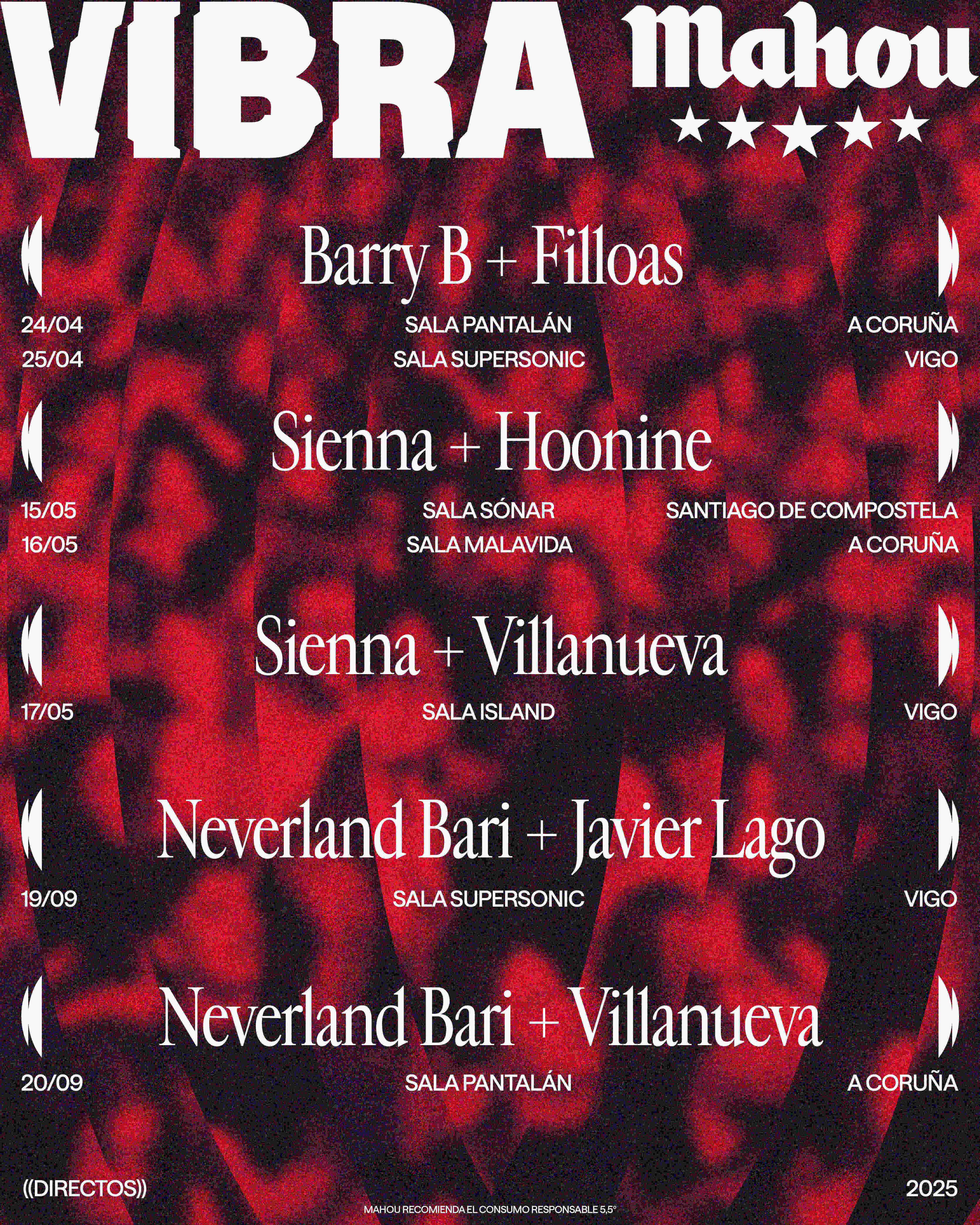 Fotografía promocional de Neverland Bari en Vigo - Directos Vibra Mahou