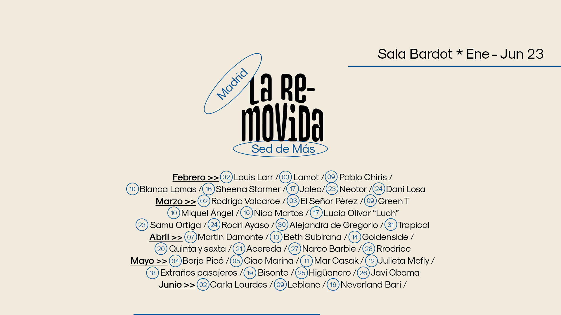 Fotografía promocional de Nico Martos en #LaRe-Movida