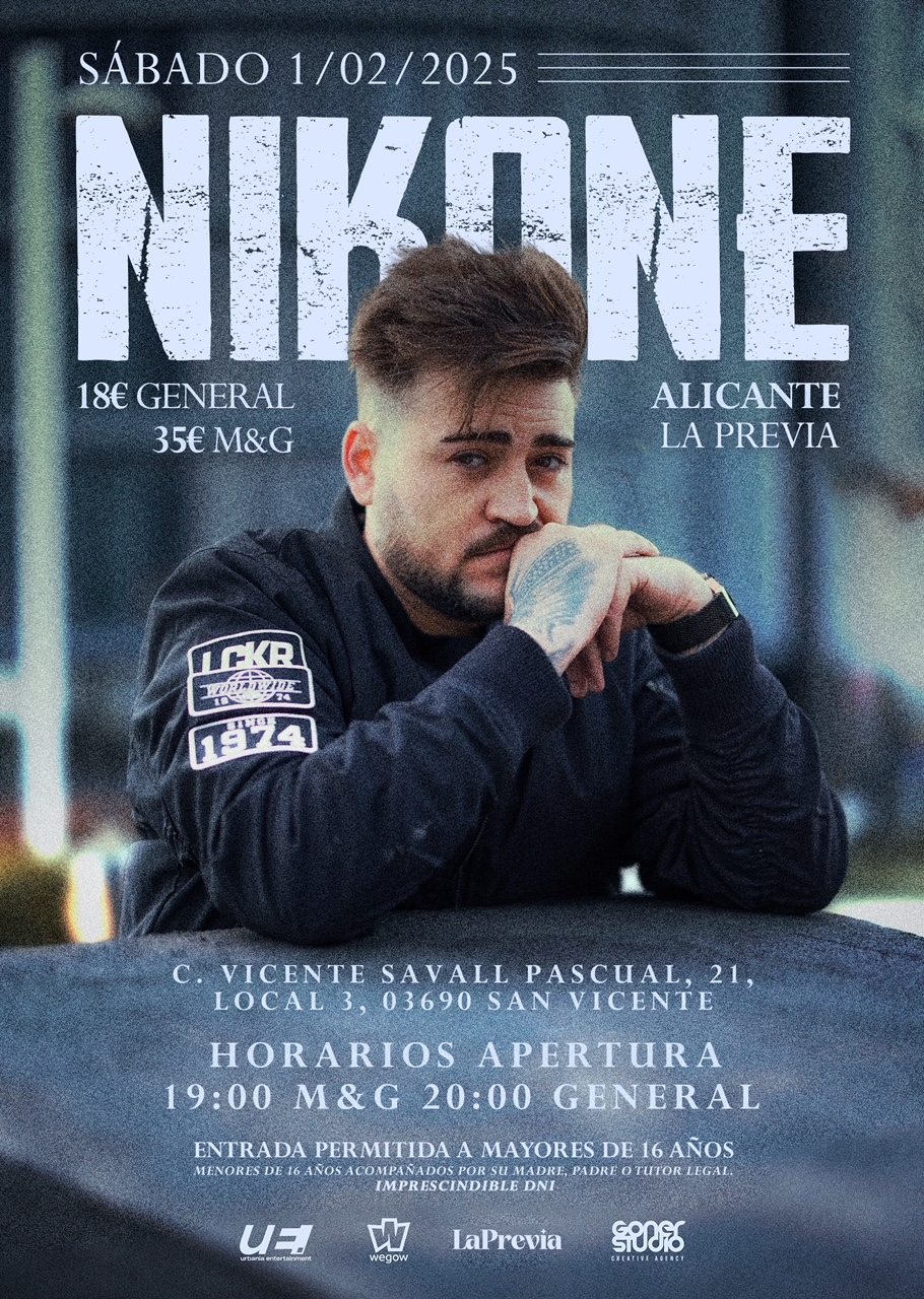 Fotografía promocional de Nikone en Alicante