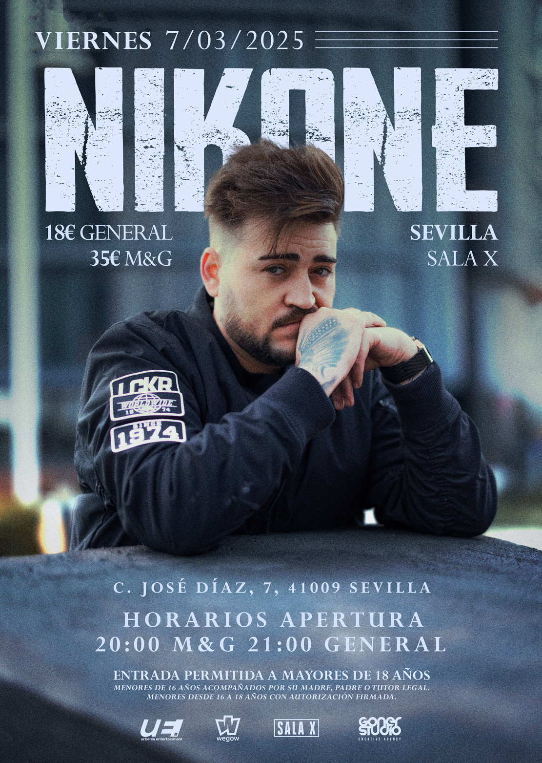 Fotografía promocional de Nikone en Sevilla | Sala X