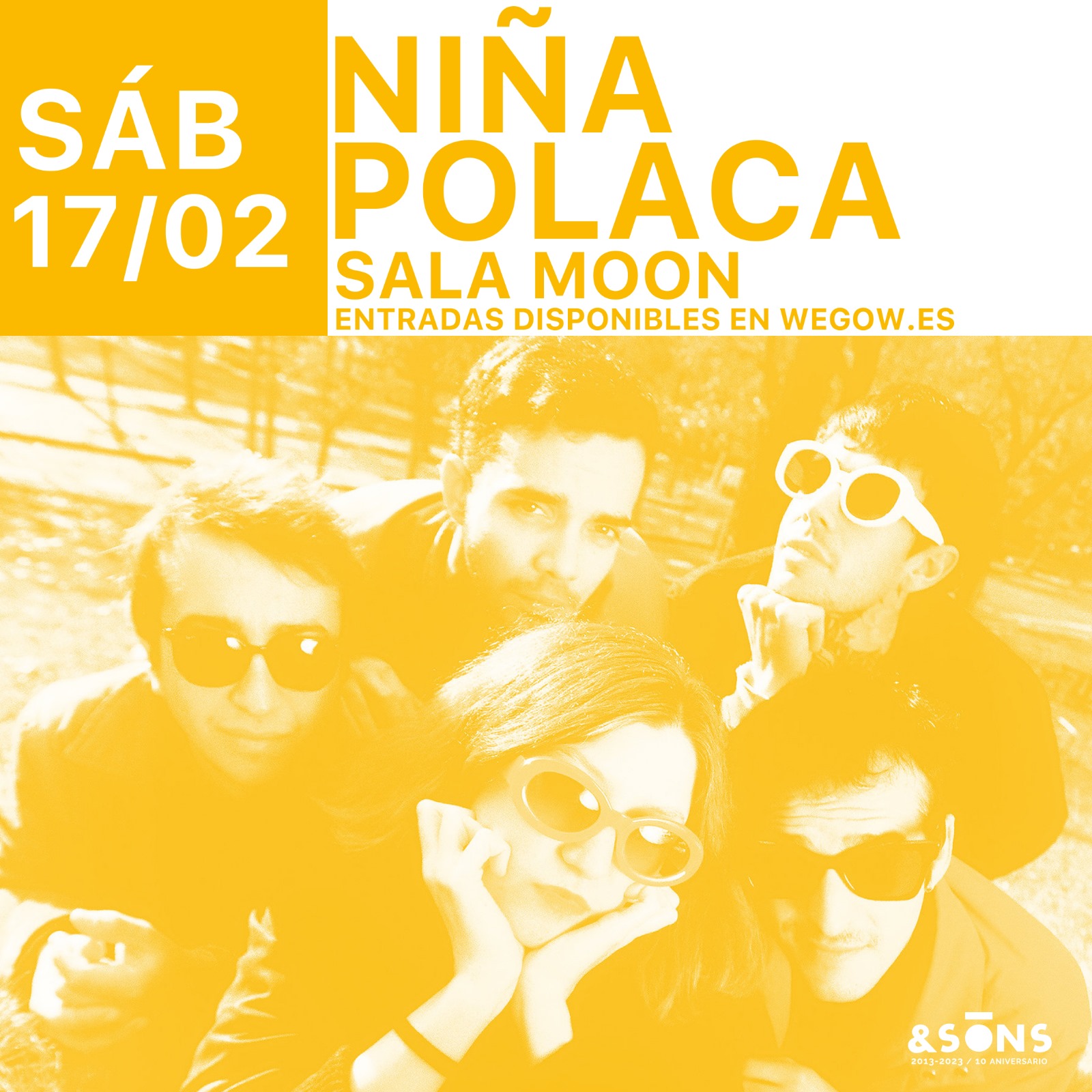 Fotografía promocional de Niña Polaca + Anouck The Band en Valencia