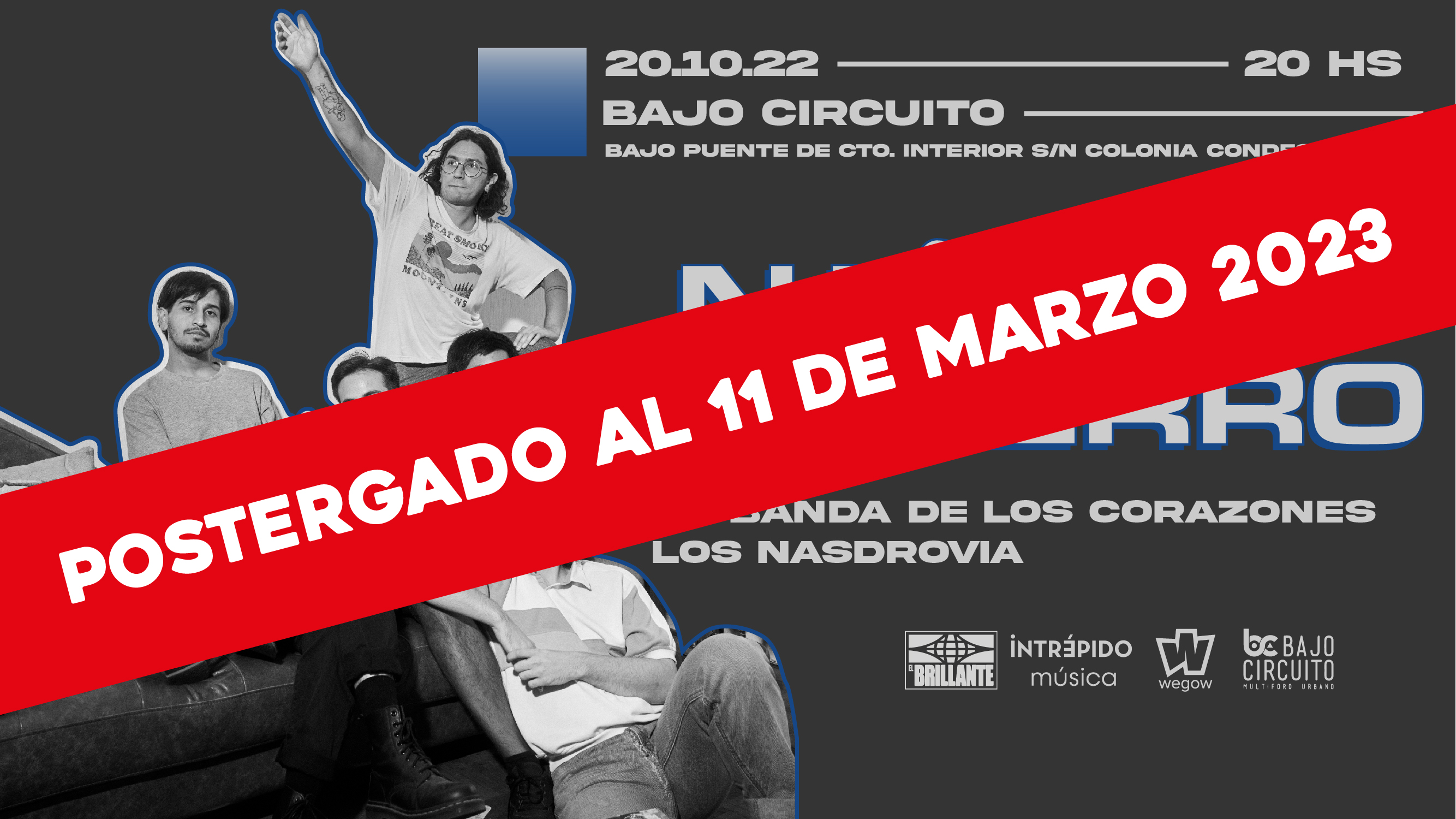 Fotografía promocional de Niños del Cerro en Bajo Circuito