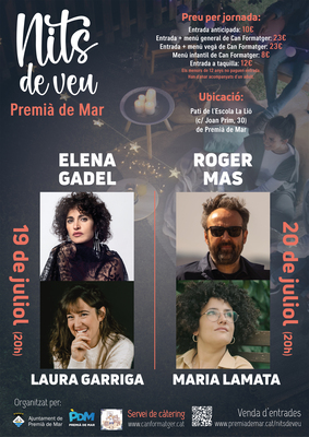 Fotografía promocional de NITS DE VEU - ELENA GADEL I LAURA GARRIGA