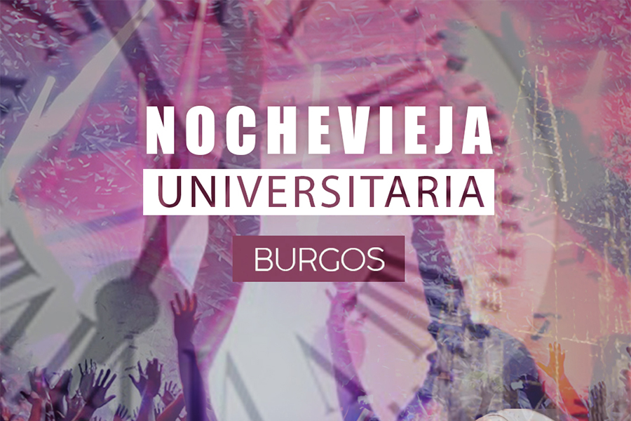 Fotografía promocional de Nochevieja Universitaria Burgos 2023
