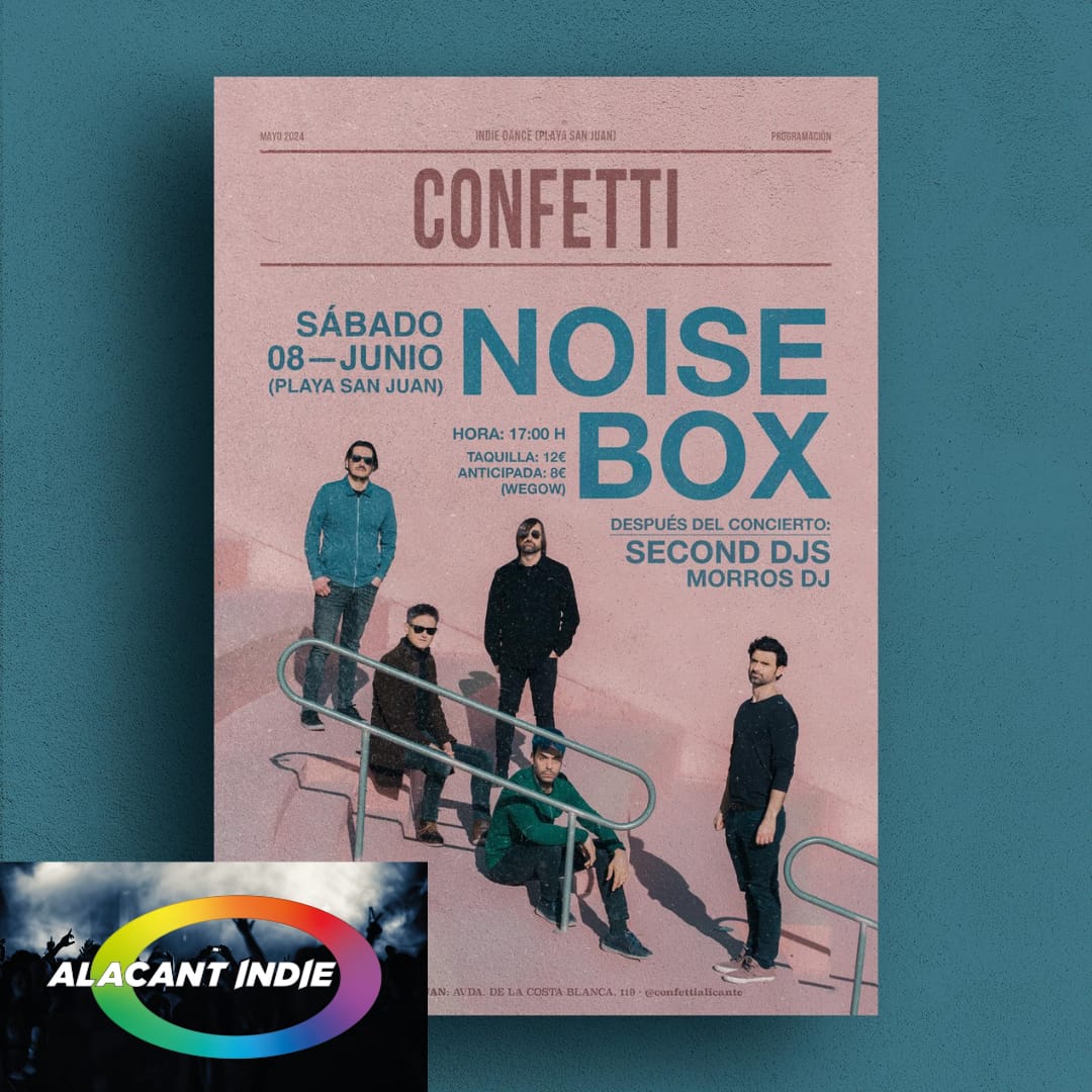 Fotografía promocional de Noise Box en Confetti Playa