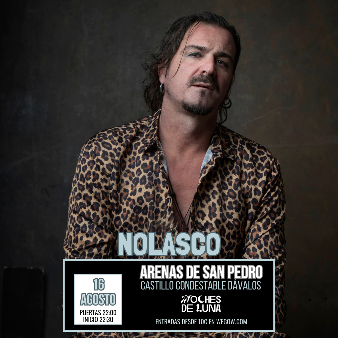 Fotografía promocional de Nolasco + Hijos del Levante en Noches de Luna de Arenas de San Pedro (Ávila)