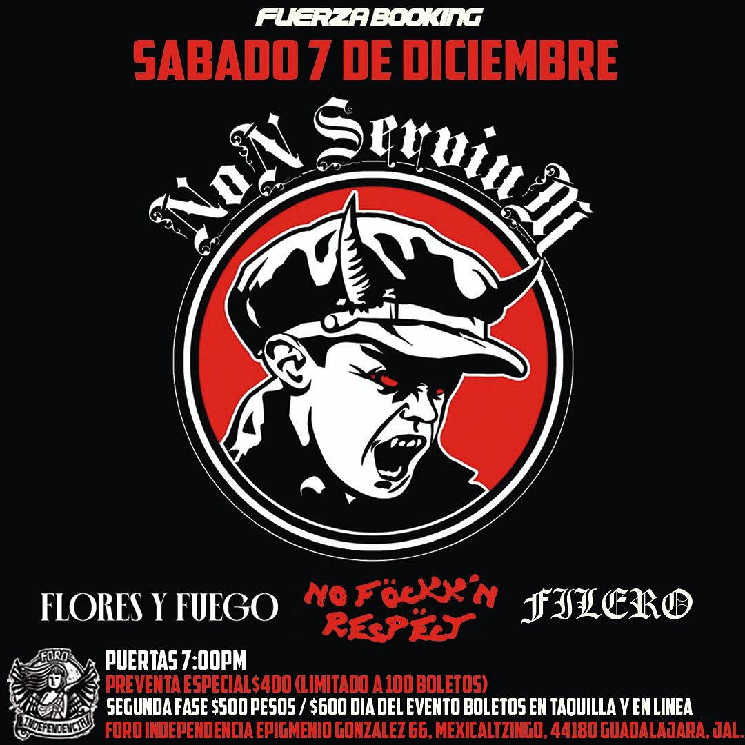 Fotografía promocional de Non Servium en Guadalajara