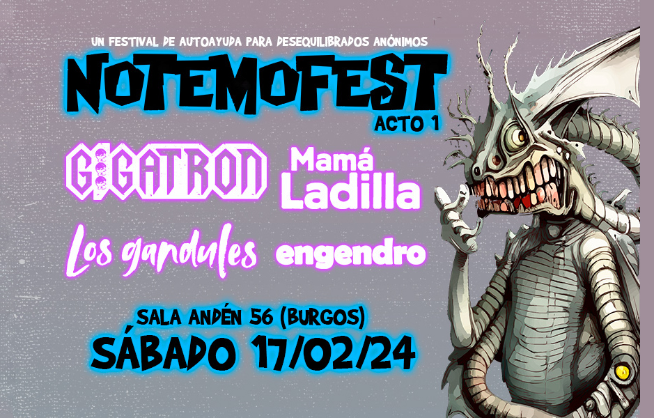 Fotografía promocional de NOTEMOFEST ACTO 1