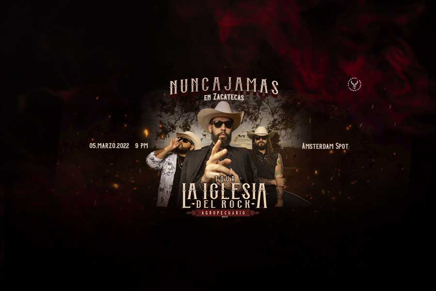 Fotografía promocional de Nunca Jamás en Zacatecas
