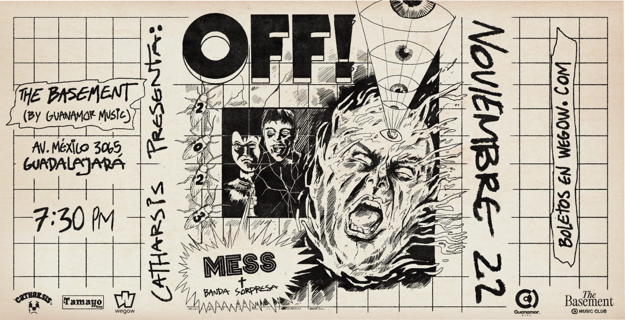 Fotografía promocional de OFF! en Guadalajara