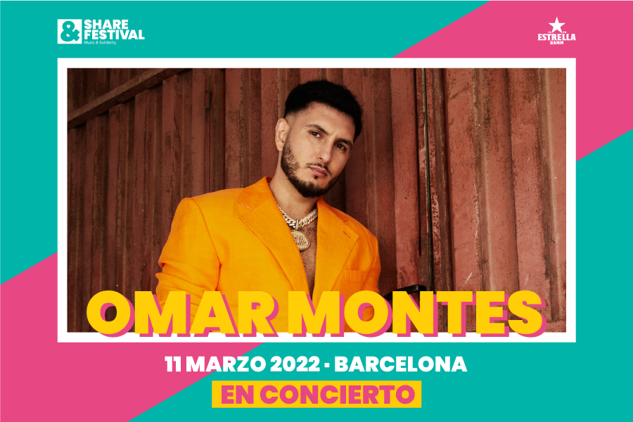 Fotografía promocional de OMAR MONTES | SHARE FESTIVAL BARCELONA