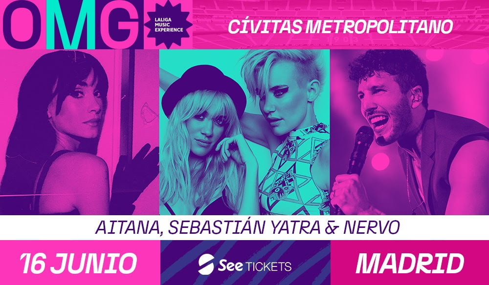 Fotografía promocional de OMG! LaLiga Music Experience 2023