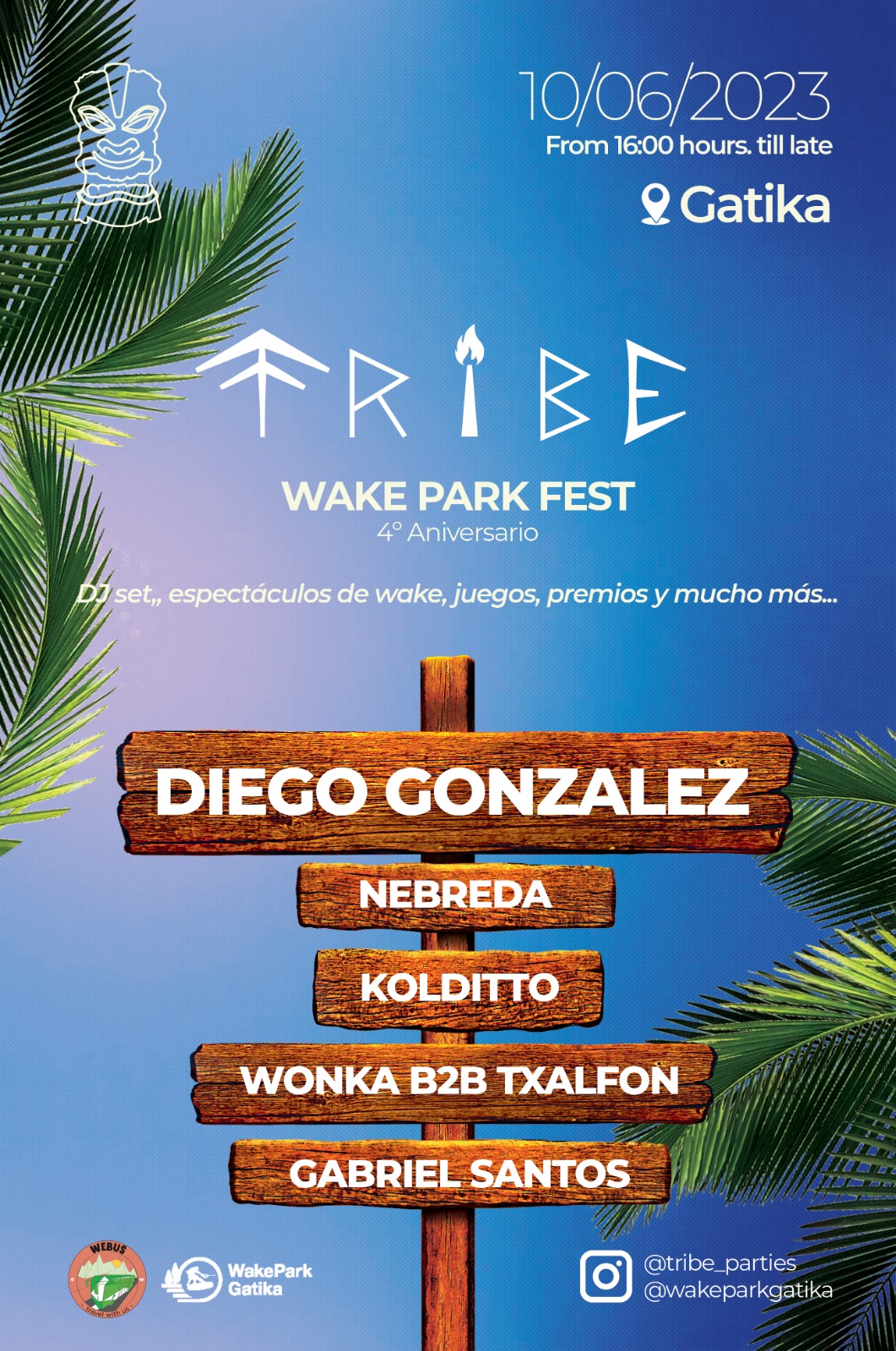 Fotografía promocional de Tribe x Wakeparkfest (OPEN AIR)