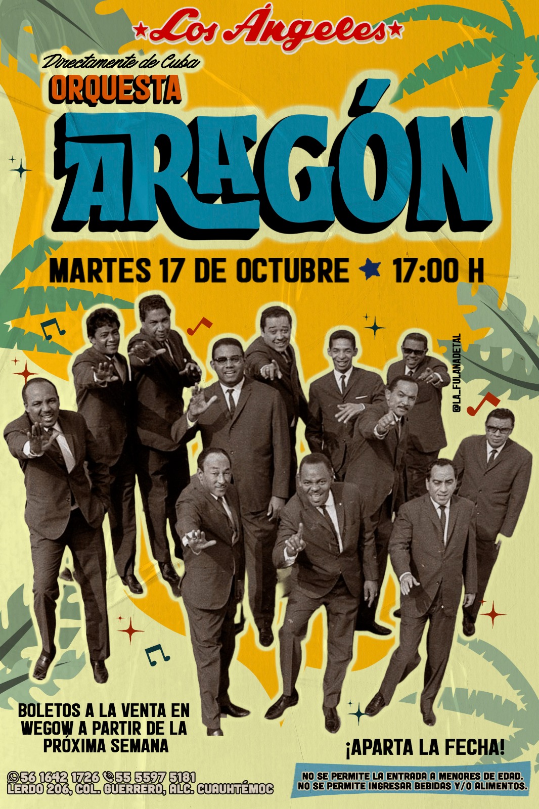 Fotografía promocional de ORQUESTA ARAGÓN EN SALÓN LOS ÁNGELES