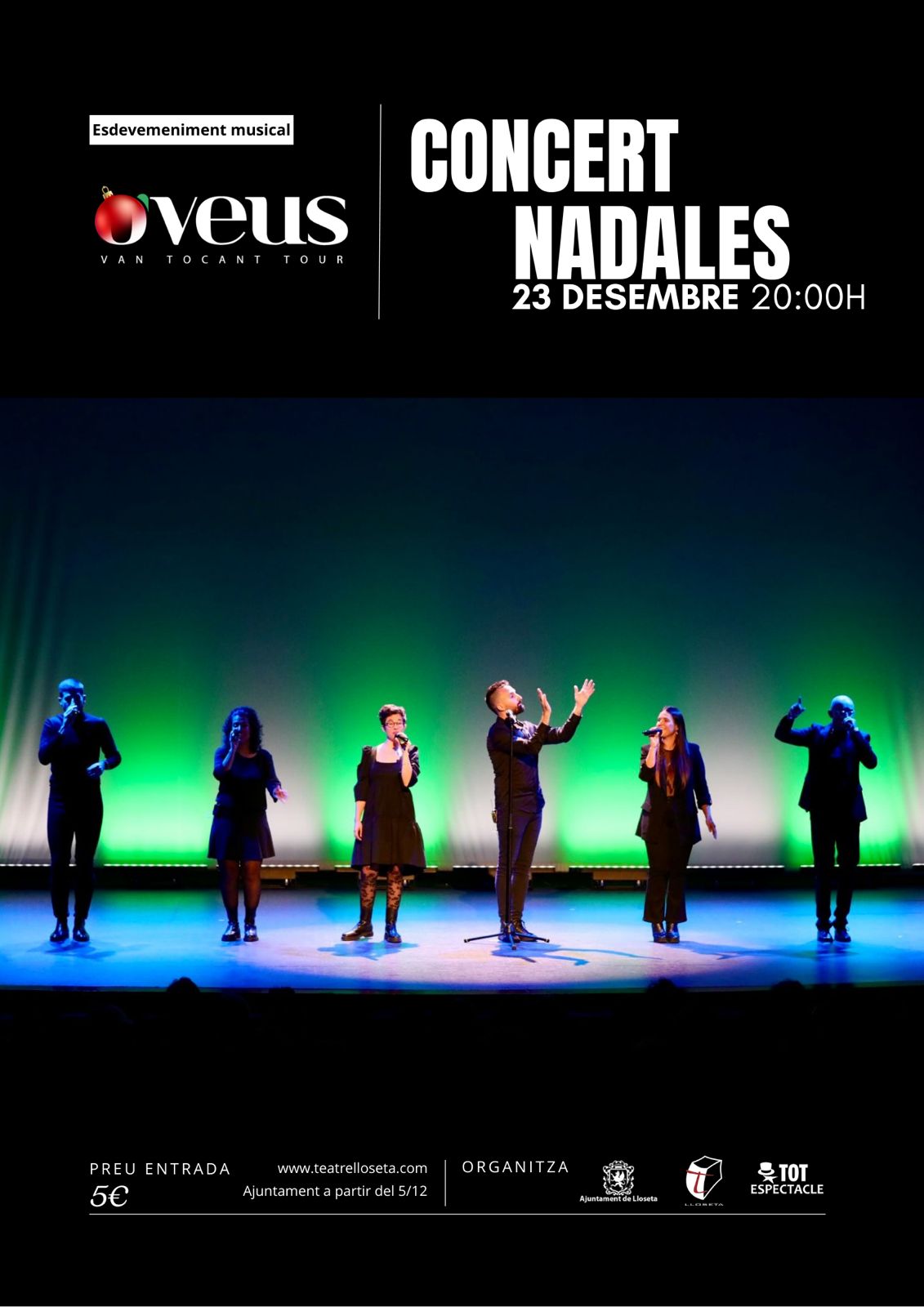 Fotografía promocional de Oveus Concert de Nadales