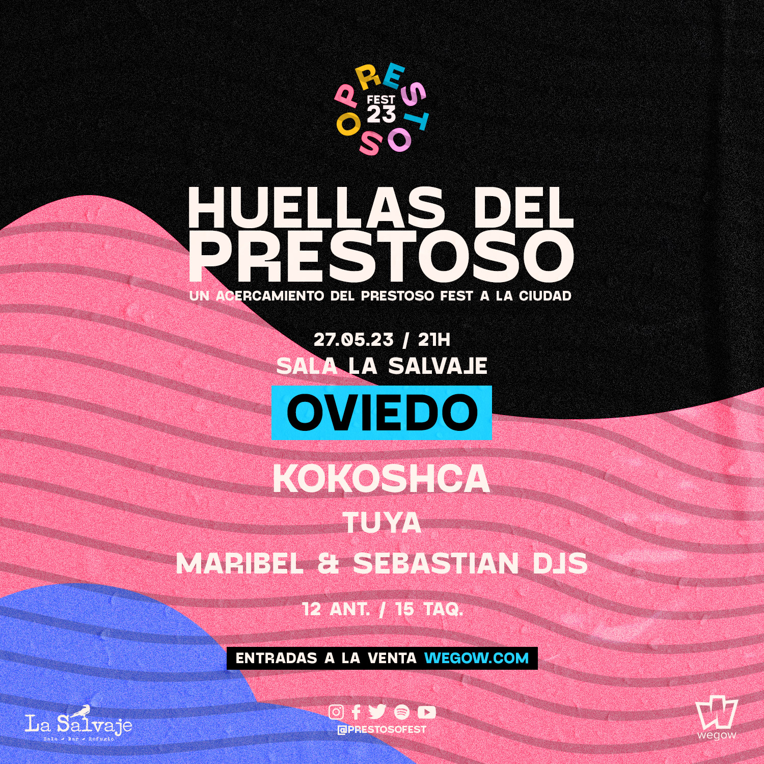 Fotografía promocional de Huellas del Prestoso en Oviedo