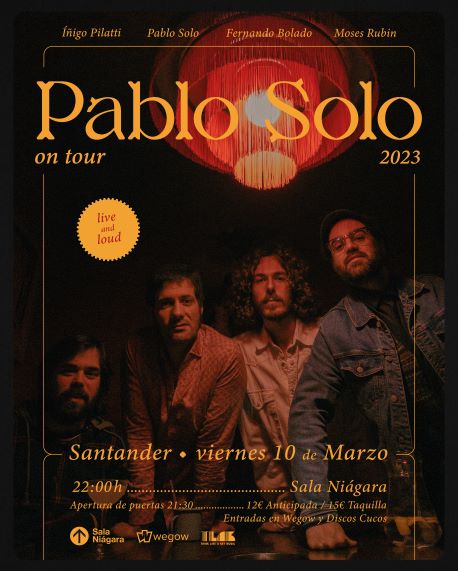 Fotografía promocional de Pablo SOLO en Santander
