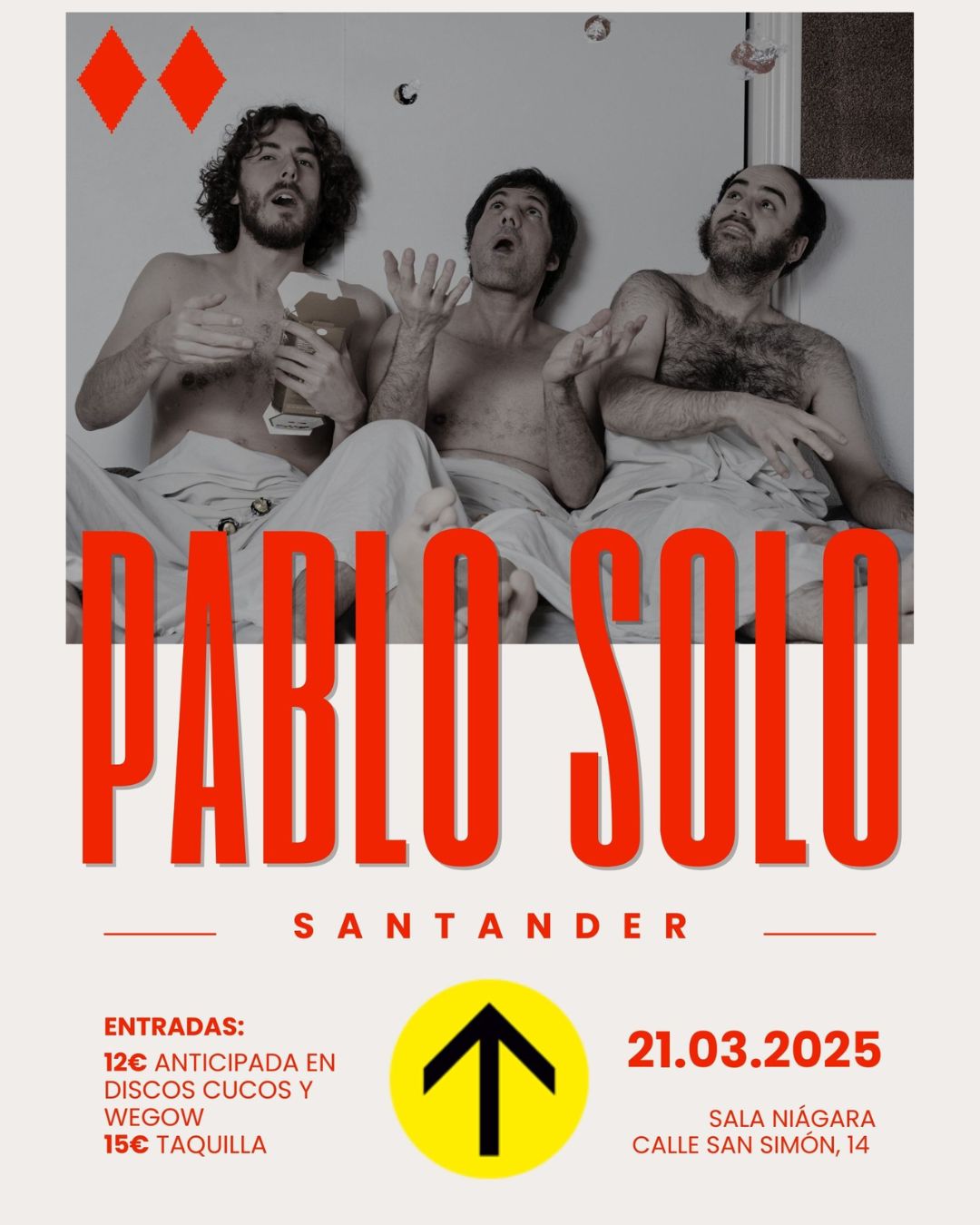 Fotografía promocional de Pablo Solo en Santander