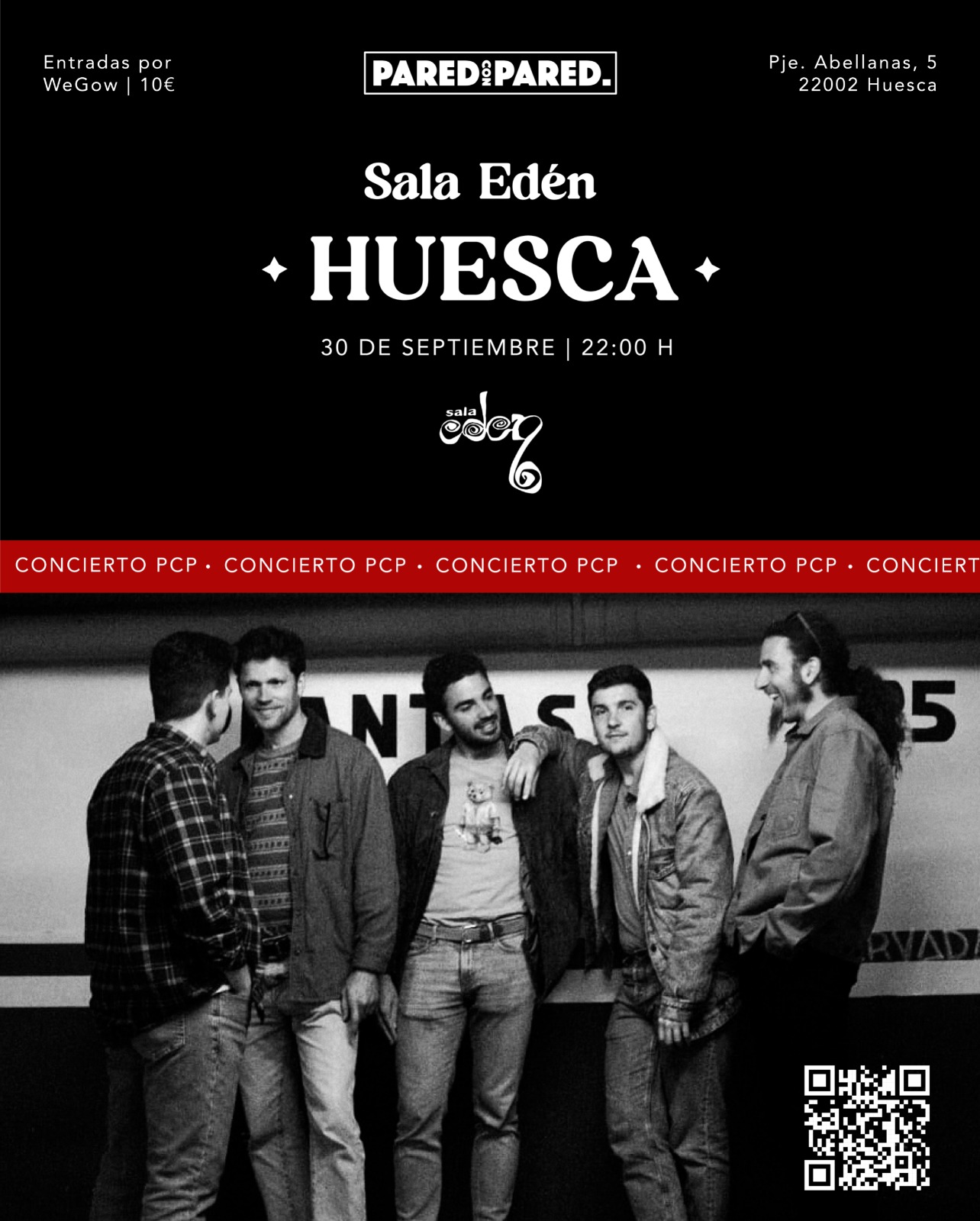 Fotografía promocional de PARED CON PARED. en HUESCA (Sala Edén)