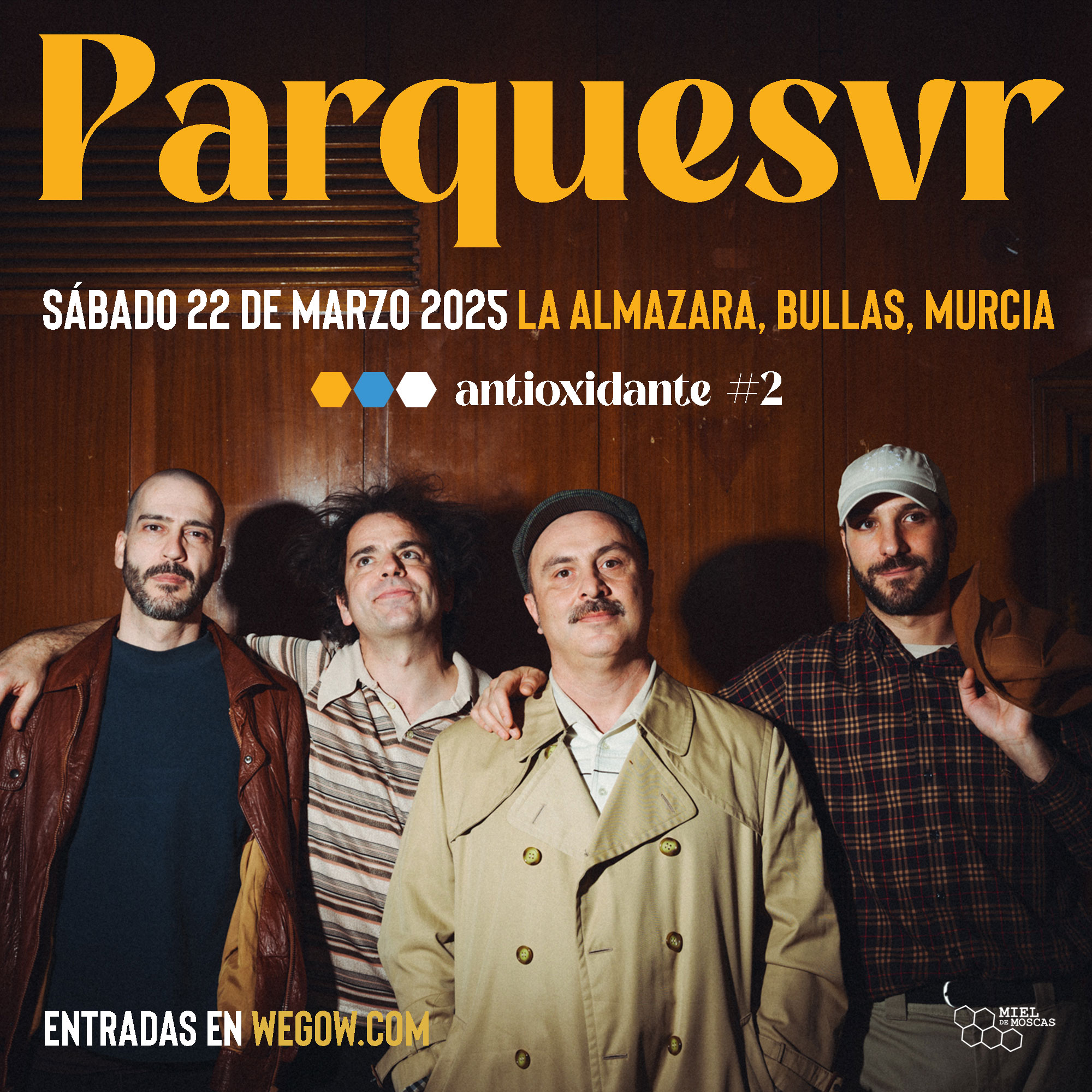 Fotografía promocional de Parquesvr + banda por confirmar | ANTIOXIDANTE