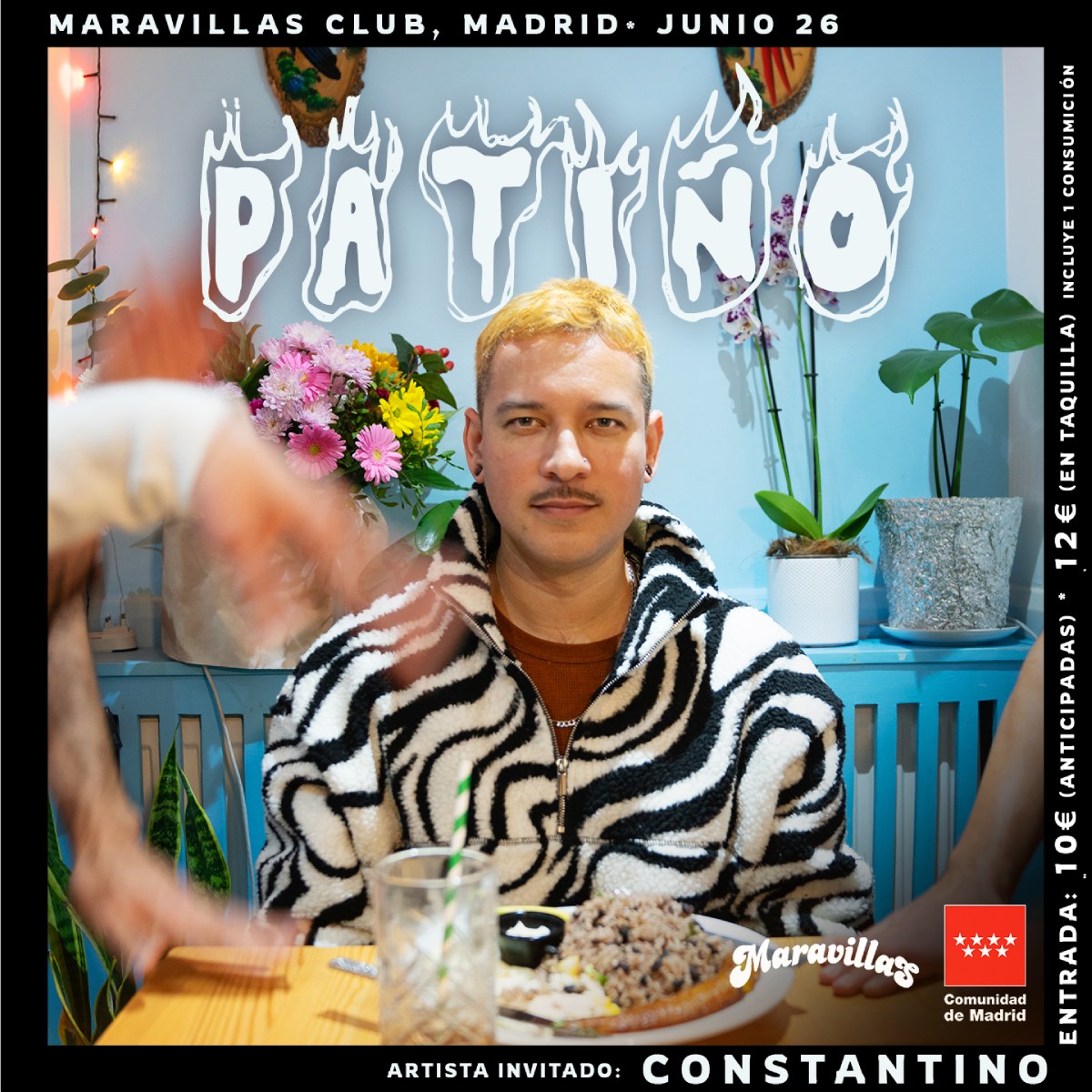 Fotografía promocional de Patiño + Constantino en Maravillas Club
