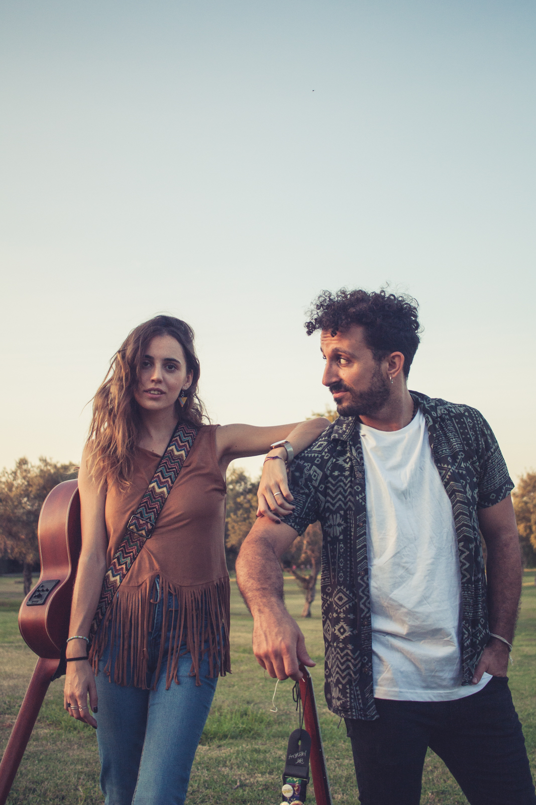 Fotografía promocional de Paula Rubio y Luis G. Lucas en Badajoz