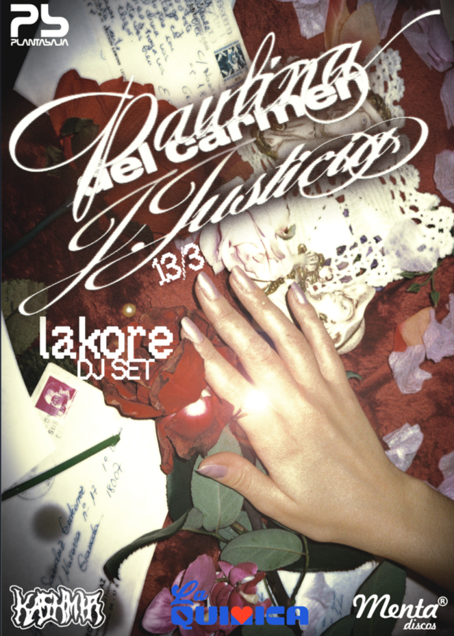 Fotografía promocional de Paulina Del Carmen y J.Justicia Sala Planta Baja Granada