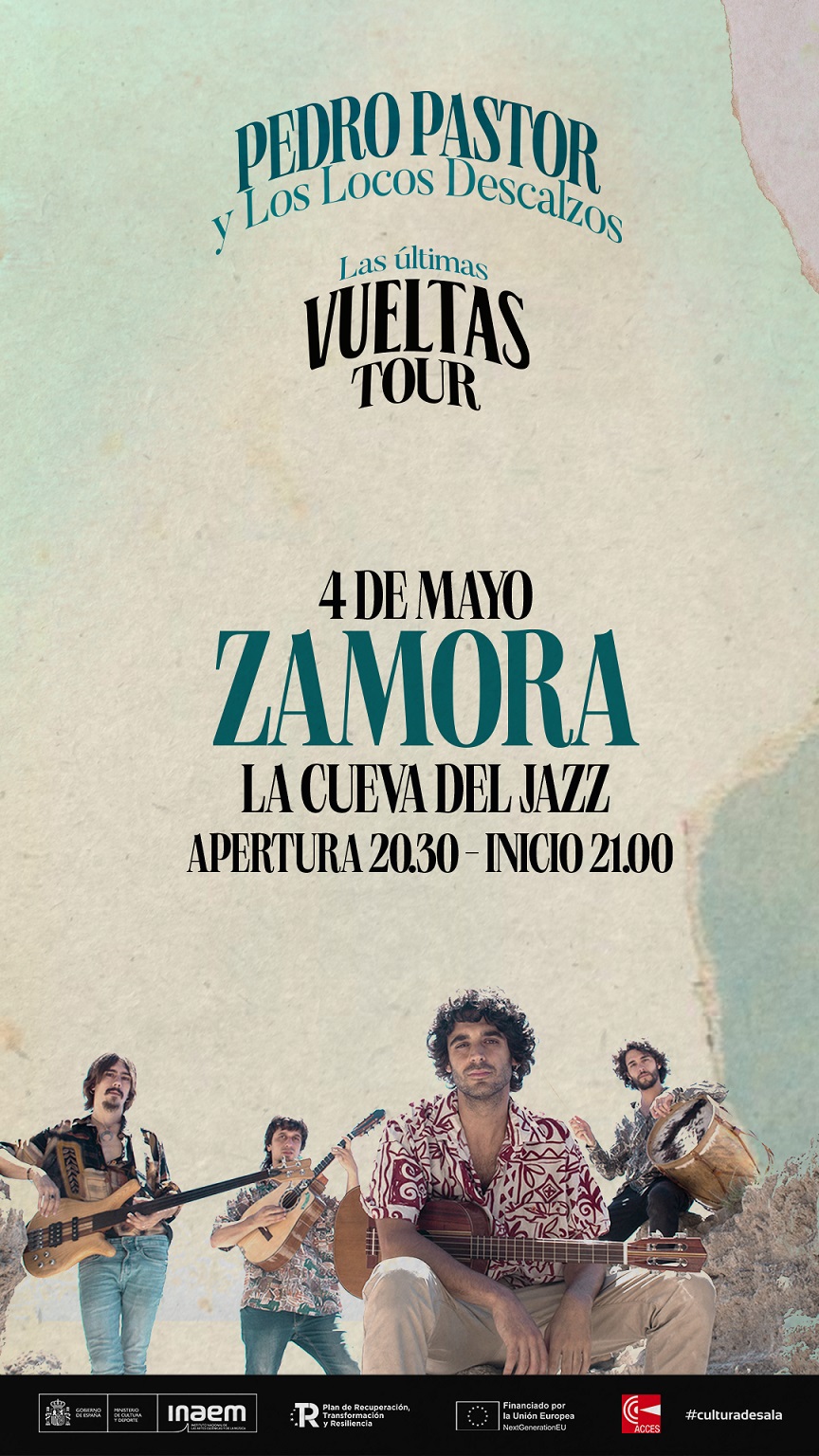 Fotografía promocional de Pedro Pastor en Zamora - Circuito #culturadesala