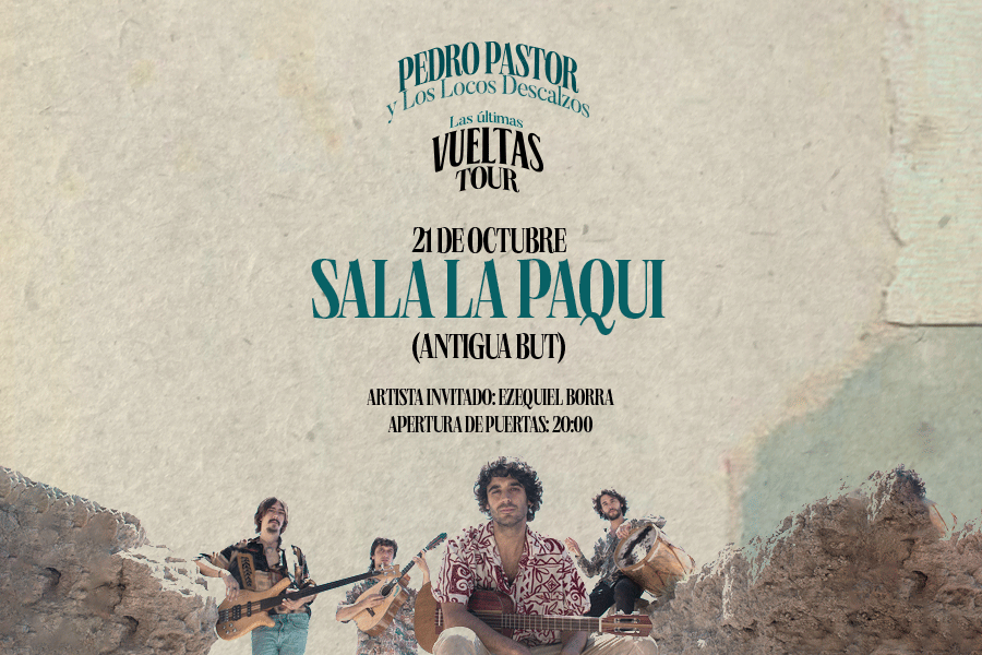 Promofoto von Pedro Pastor Madrid ''Las Últimas Vueltas'' Tour.