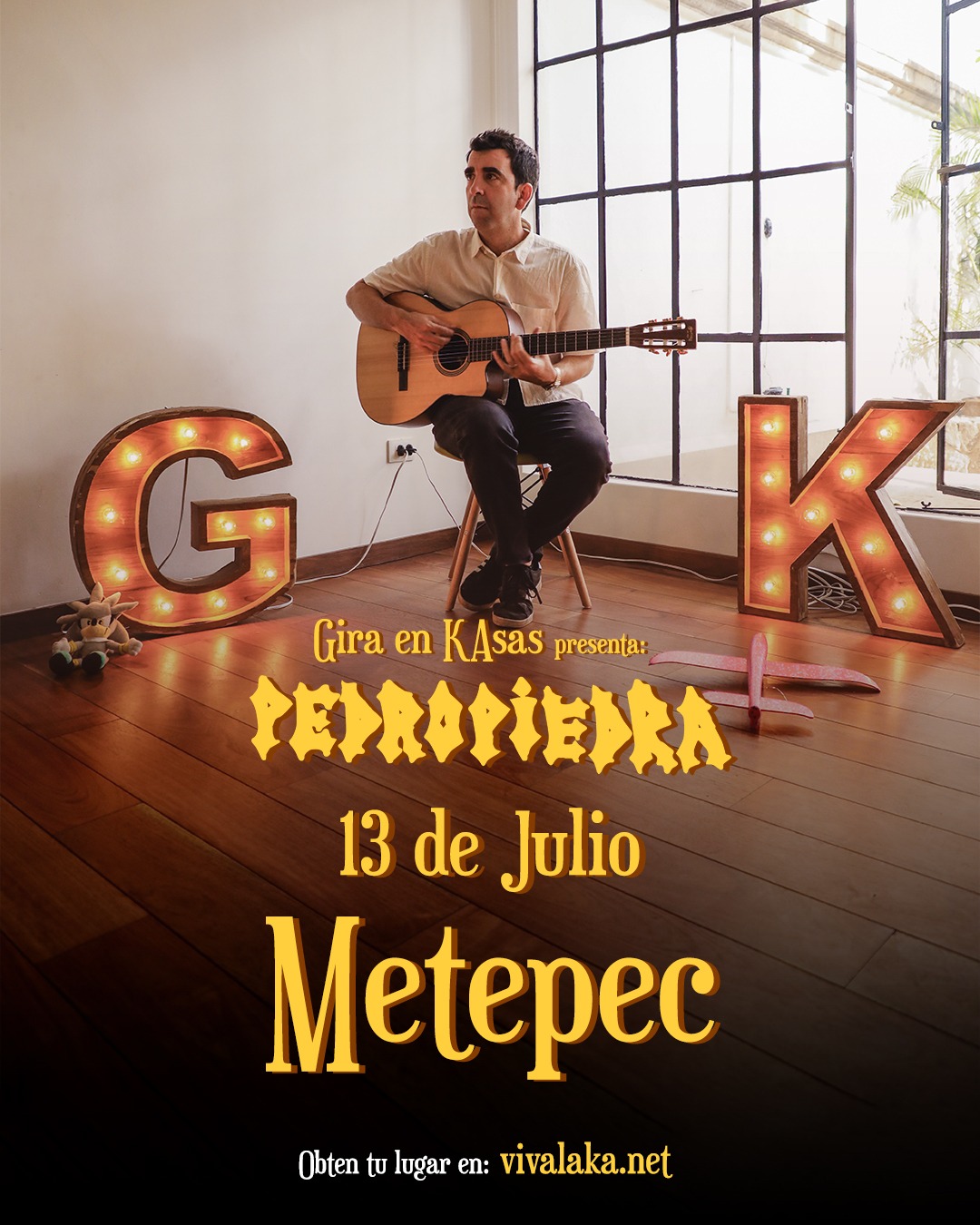Fotografía promocional de Pedro Piedra Gira en KAsas Metepec