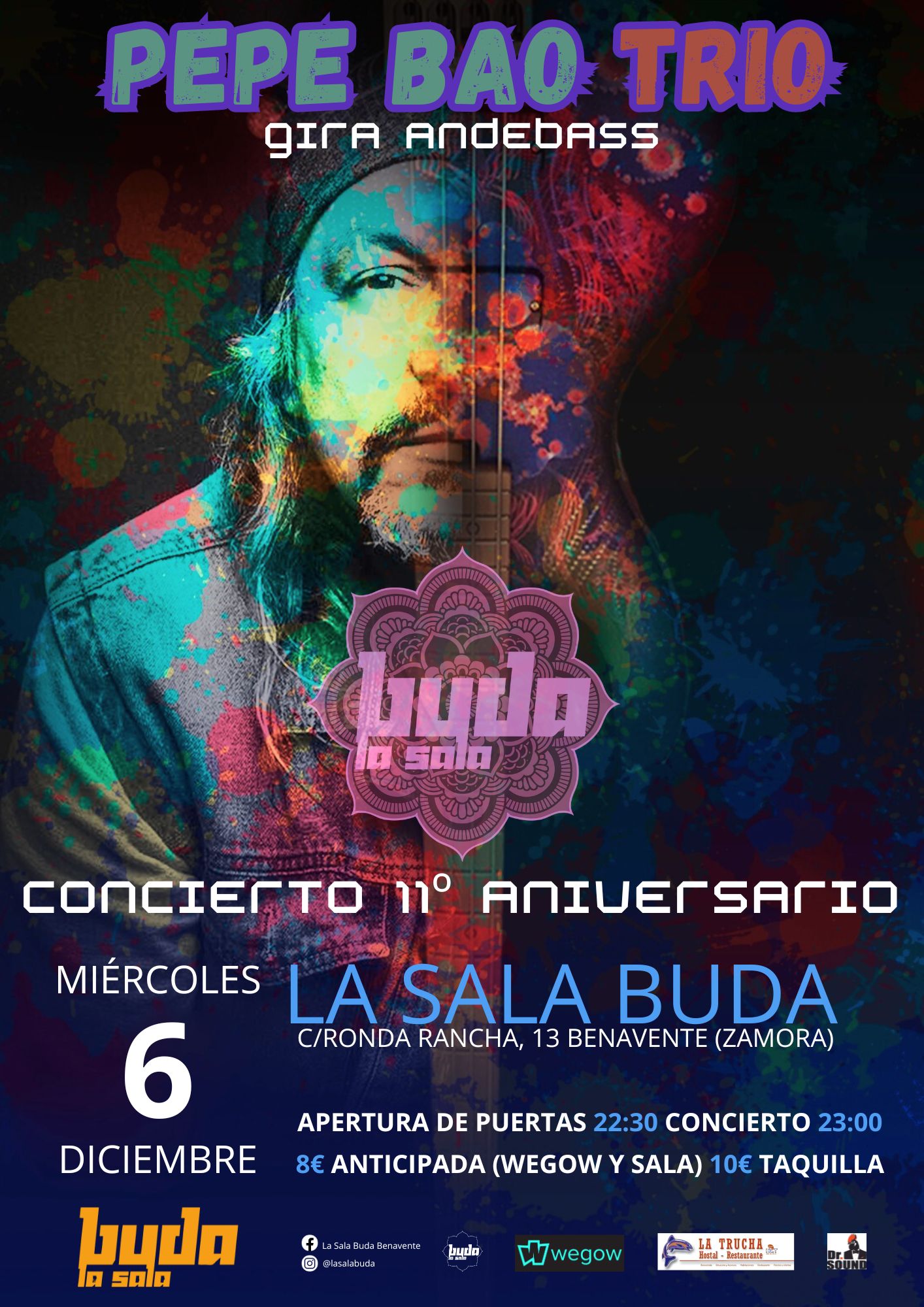 Fotografía promocional de Concierto de PEPE BAO TRIO en Benavente