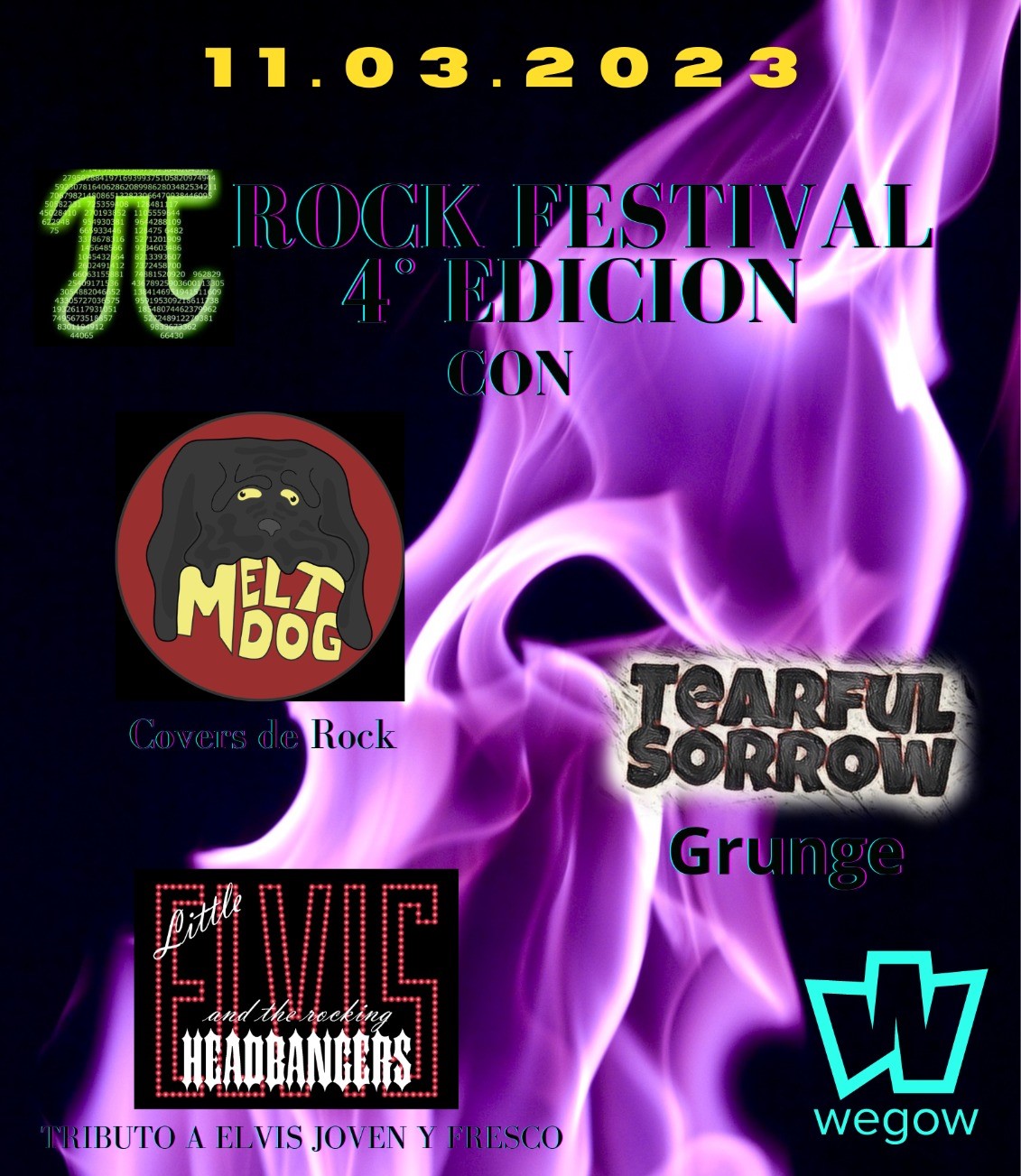 Fotografía promocional de PI ROCK FEST 4ª EDICIÓN