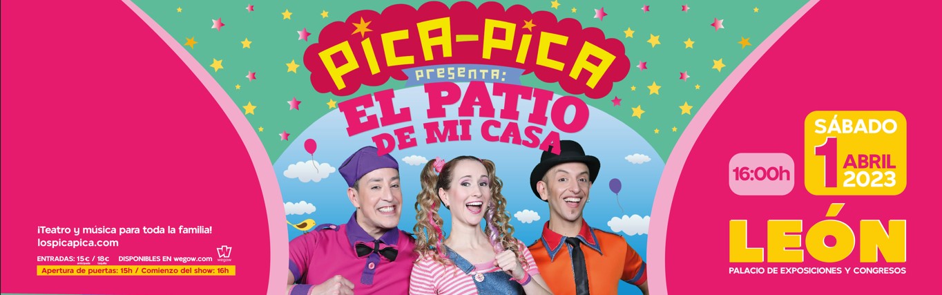 Fotografía promocional de Pica-Pica "El patio de mi casa" en León