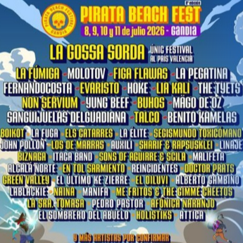 Fotografía promocional de Pirata Beach Fest 2026