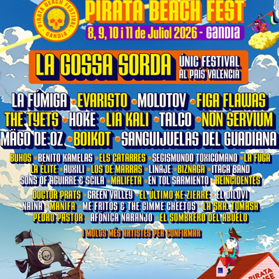 Fotografía promocional de Pirata Beach Fest 2026