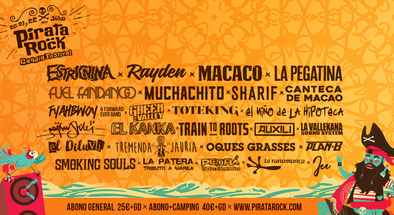 Fotografía promocional de Pirata Rock 2017