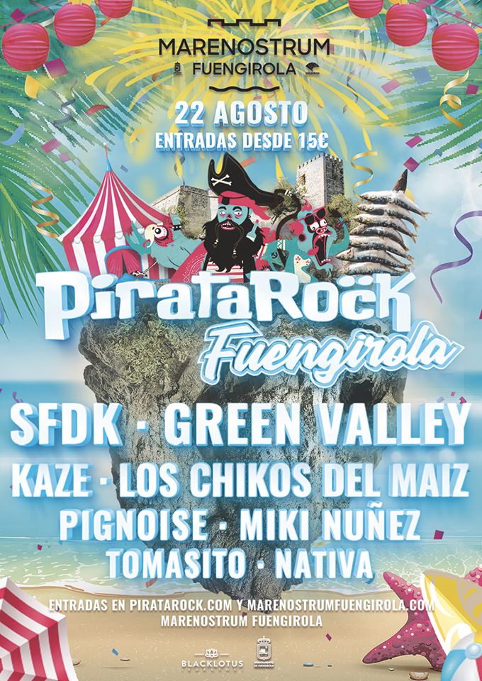 Promofoto von Pirata Rock Fuengirola 2020.