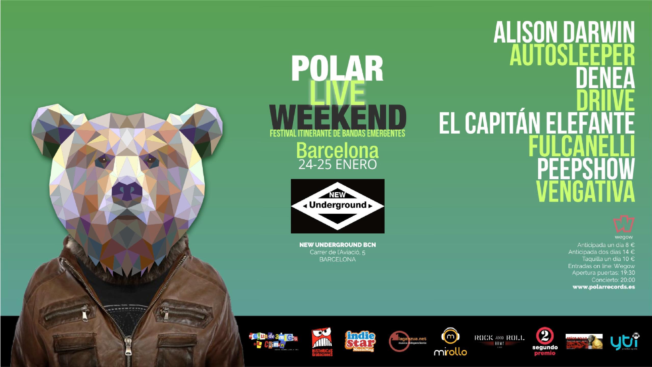 Fotografía promocional de POLAR LIVE WEEKEND BARCELONA