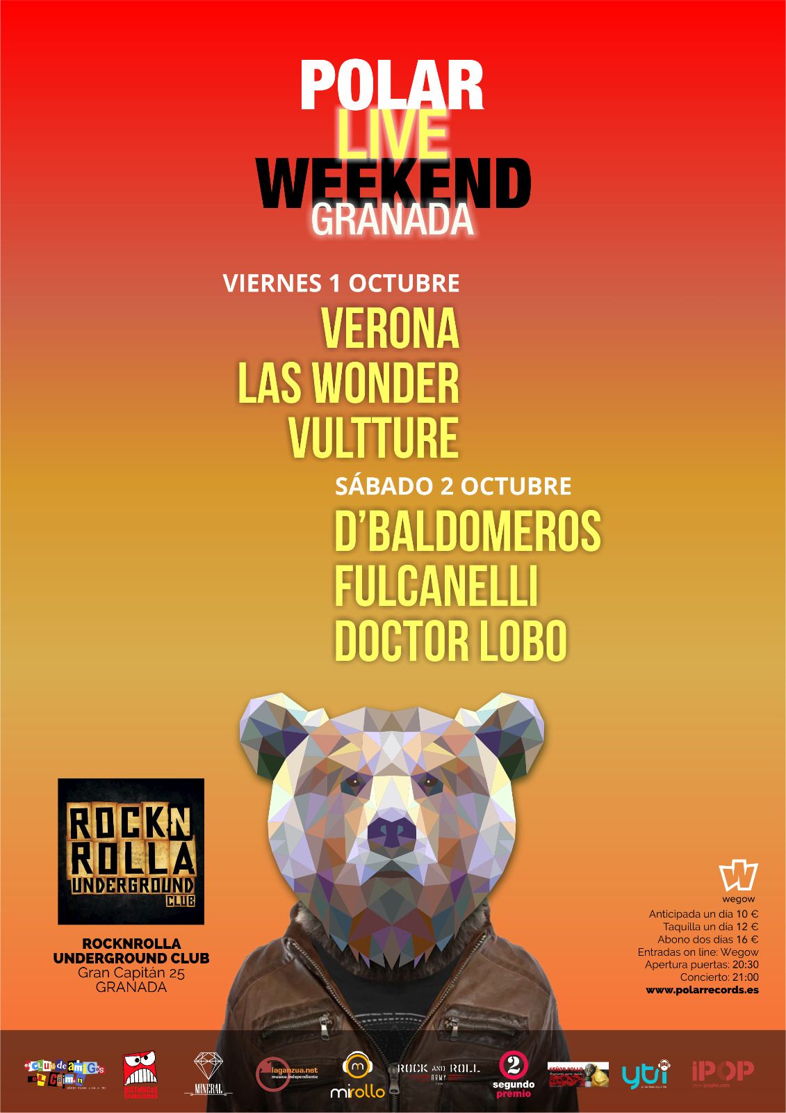 Fotografía promocional de POLAR LIVE WEEKEND GRANADA