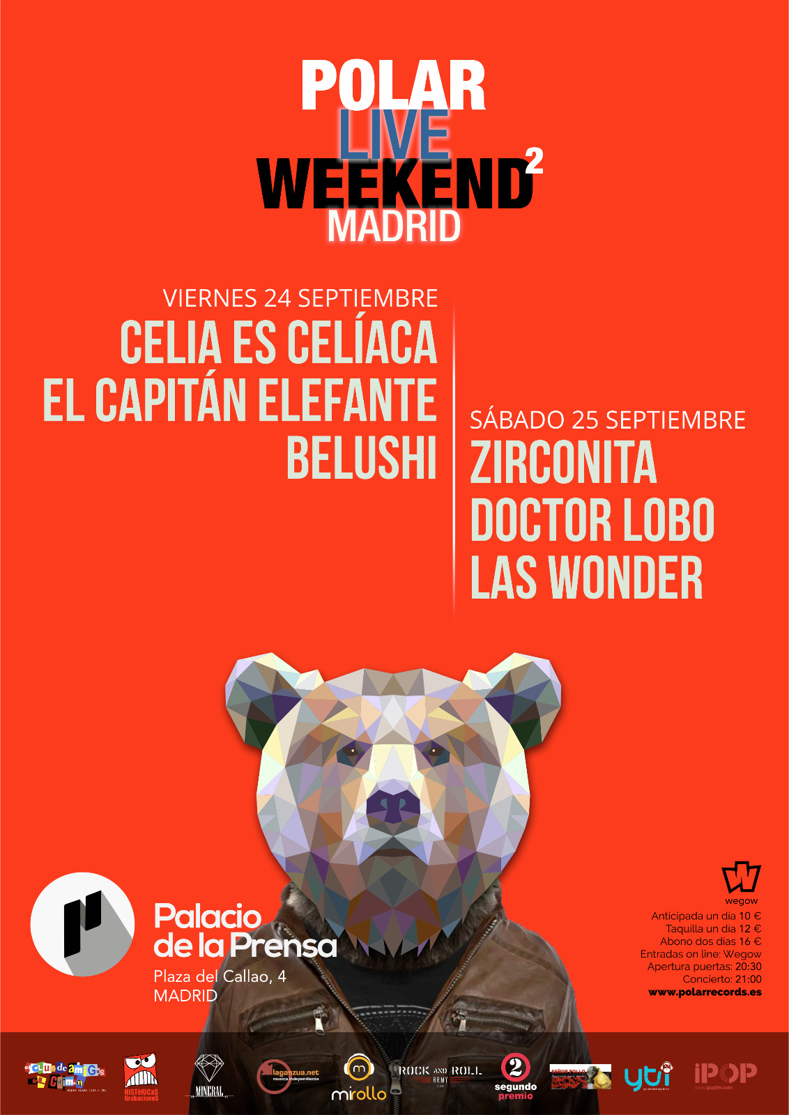 Fotografía promocional de POLAR LIVE WEEKEND MADRID 2