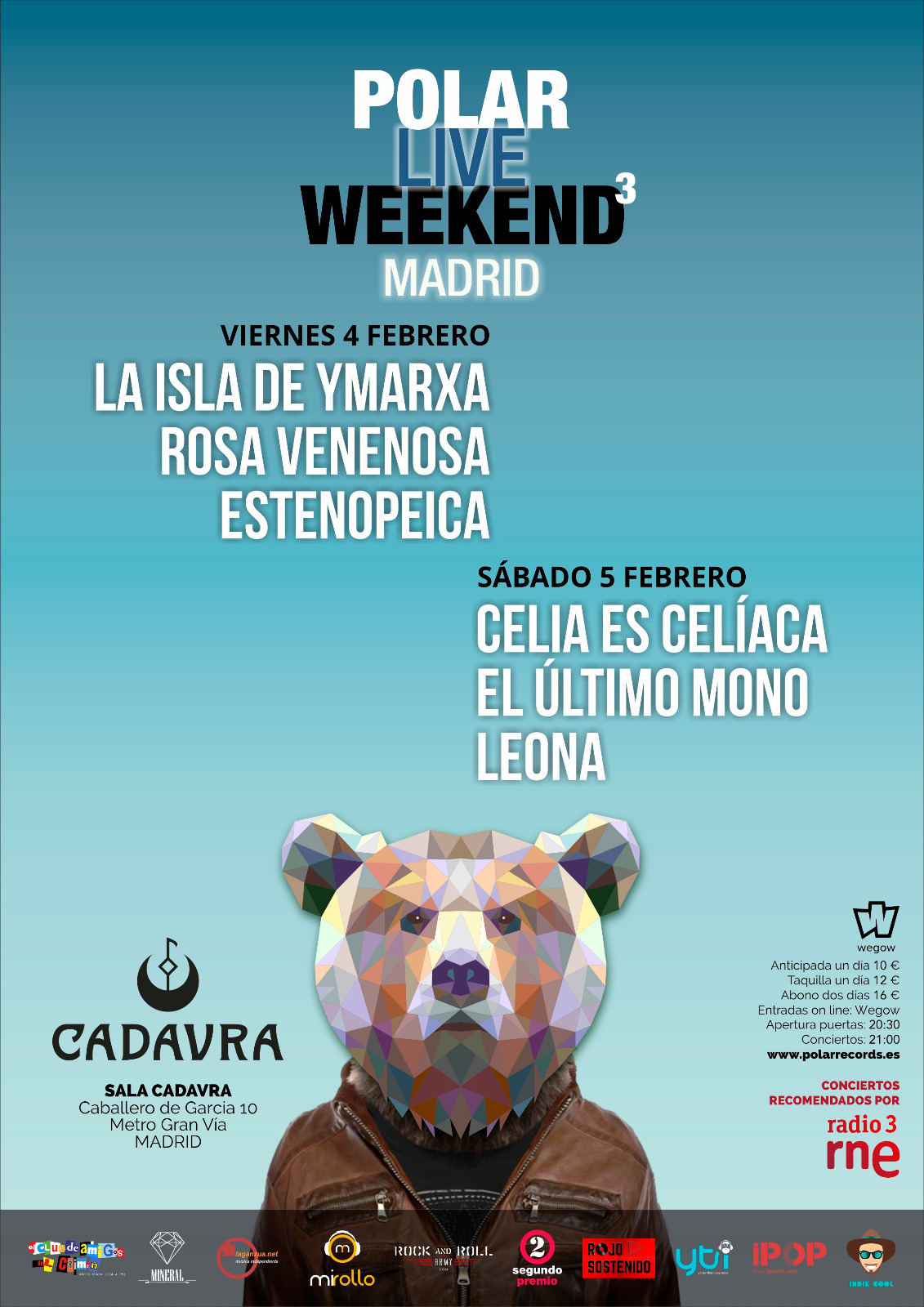 Fotografía promocional de POLAR LIVE WEEKEND MADRID 3