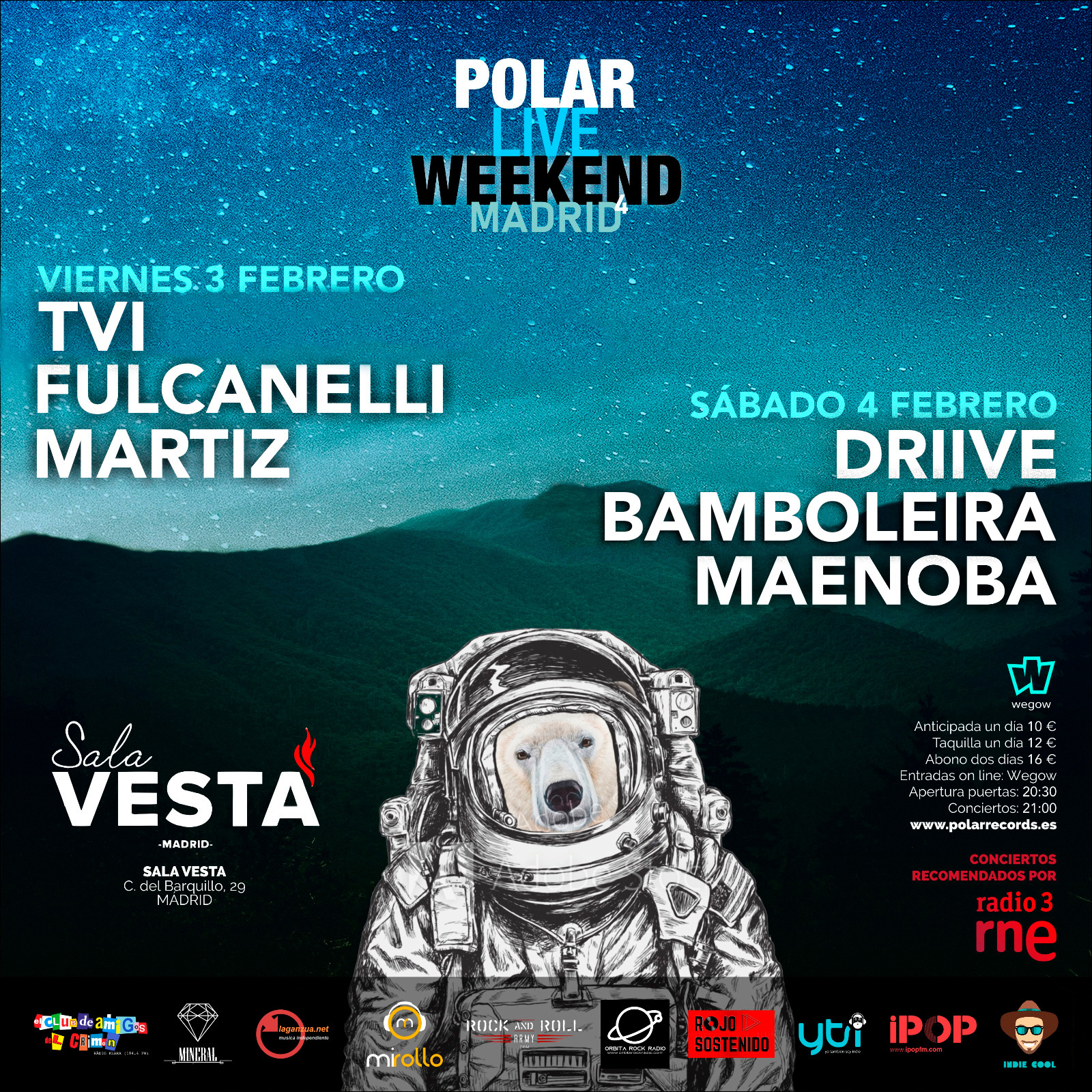 Fotografía promocional de POLAR LIVE WEEKEND MADRID 4