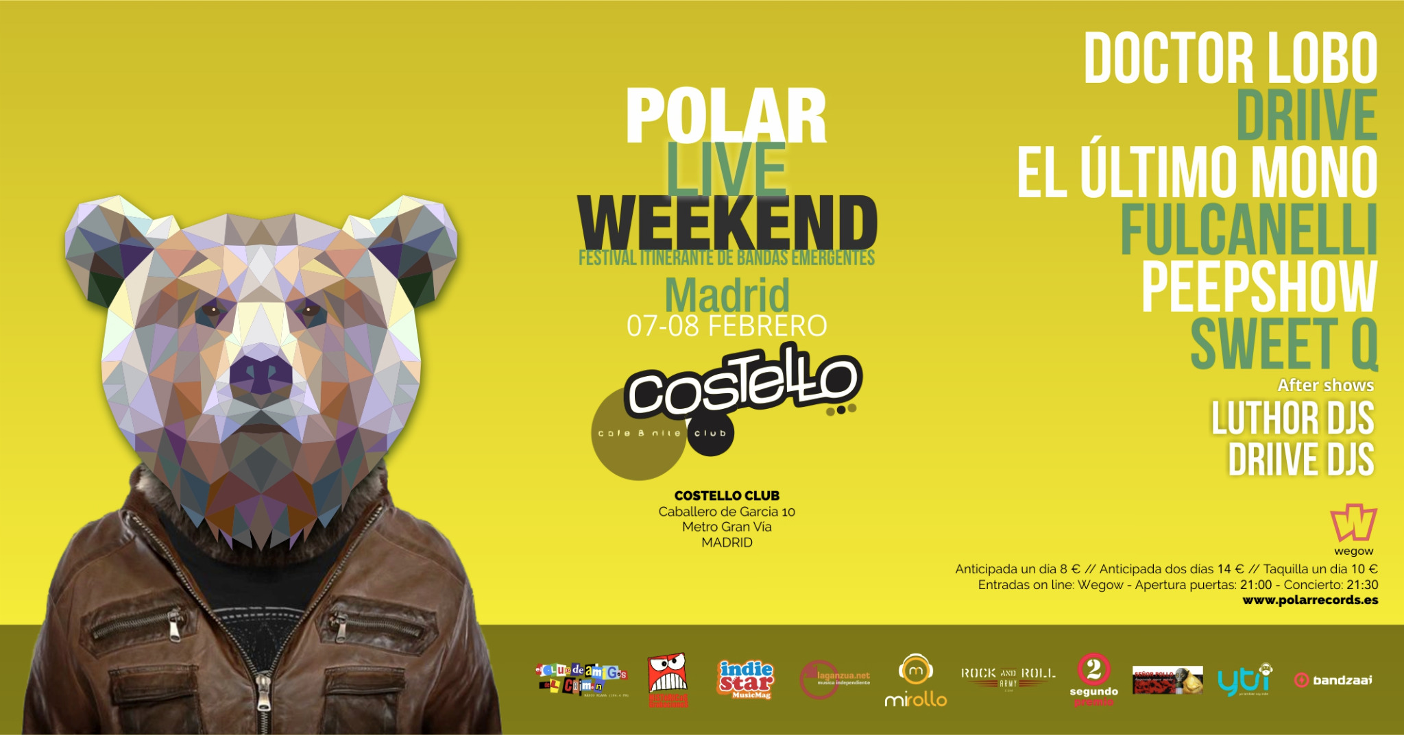 Fotografía promocional de POLAR LIVE WEEKEND MADRID