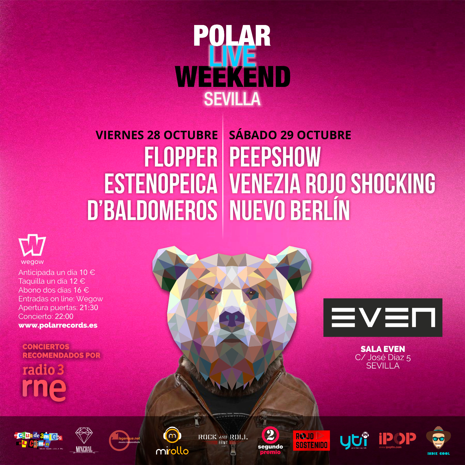 Fotografía promocional de POLAR LIVE WEEKEND SEVILLA
